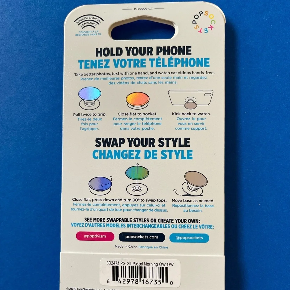 Popsocket - Glitter Pastel Morning Haze (PREMIUM)